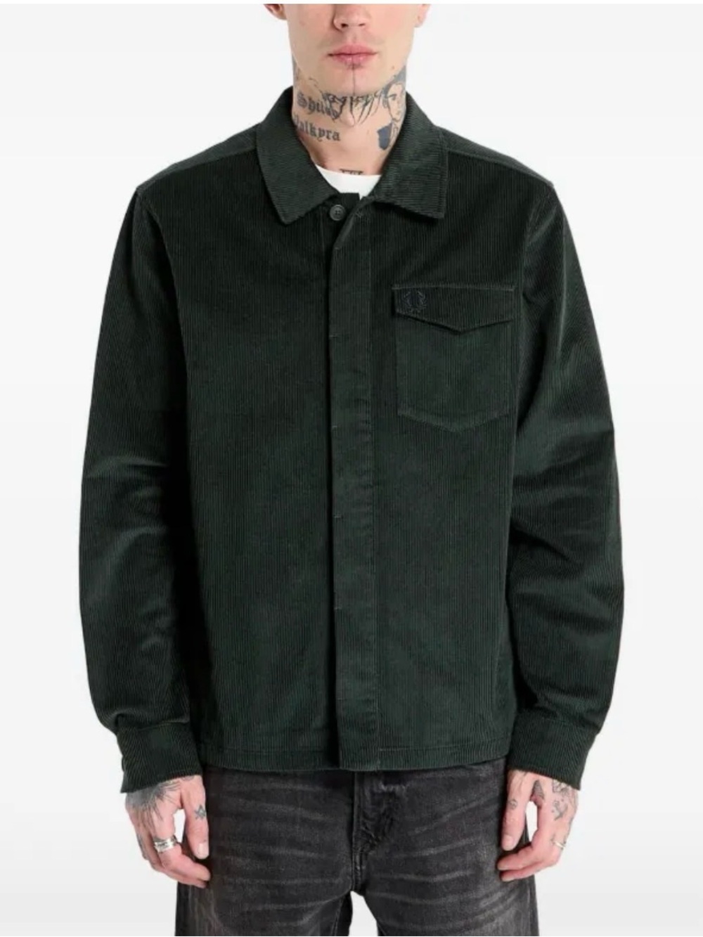 Fred Perry corduroy shirt with chest pocket Largue